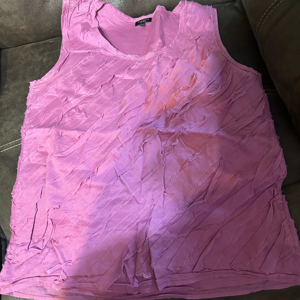 Talbots sleeveless shirt